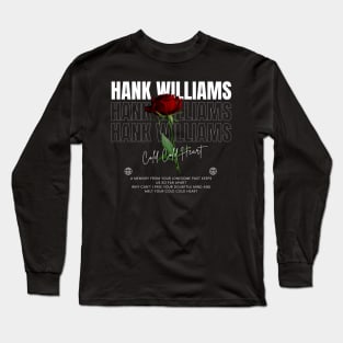 Hank Williams // Flower Long Sleeve T-Shirt